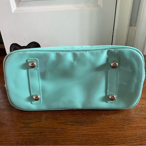 LoungeFly Hello Kitty Zip Up Bag in Mint - Picture 9 of 13